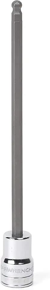 GEARWRENCH 3/8" Drive Long Ball End Hex Bit Socket, 4mm - 80442