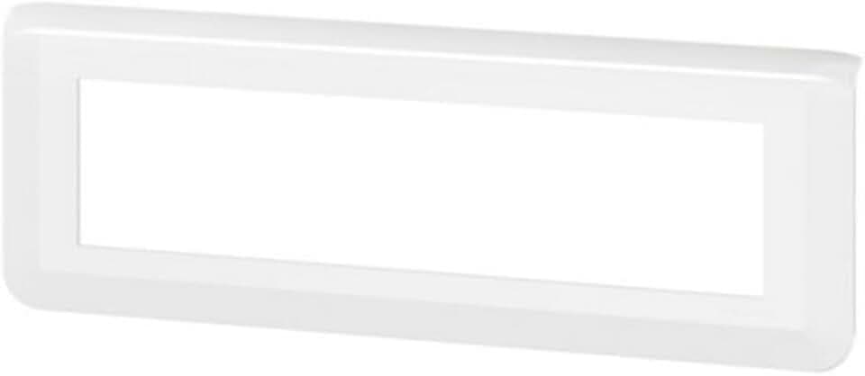 Legrand 078818L Mosaic Abdeckplatte, horizontal, für 8 Module, Weiß