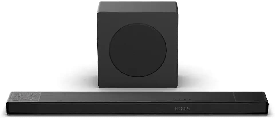Hisense AX3120Q Soundbar, 3.1.2, 2 altoparlanti anteriori, Hi-Concerto, Dolby Atmos, DTS:X, Subwoofer True Wireless, Bluetooth, HDMI, USB, Ingresso Audio Ottico,1`0.8 kg
