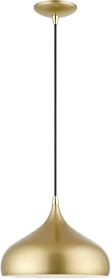 Livex Lighting 41172-33 Amador Pendant, Polished Brass