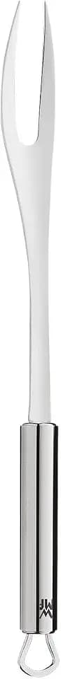 WMF Profi Plus Fleischgabel Edelstahl 32 cm, Cromargan Edelstahl teilmattiert, spülmaschinengeeignet