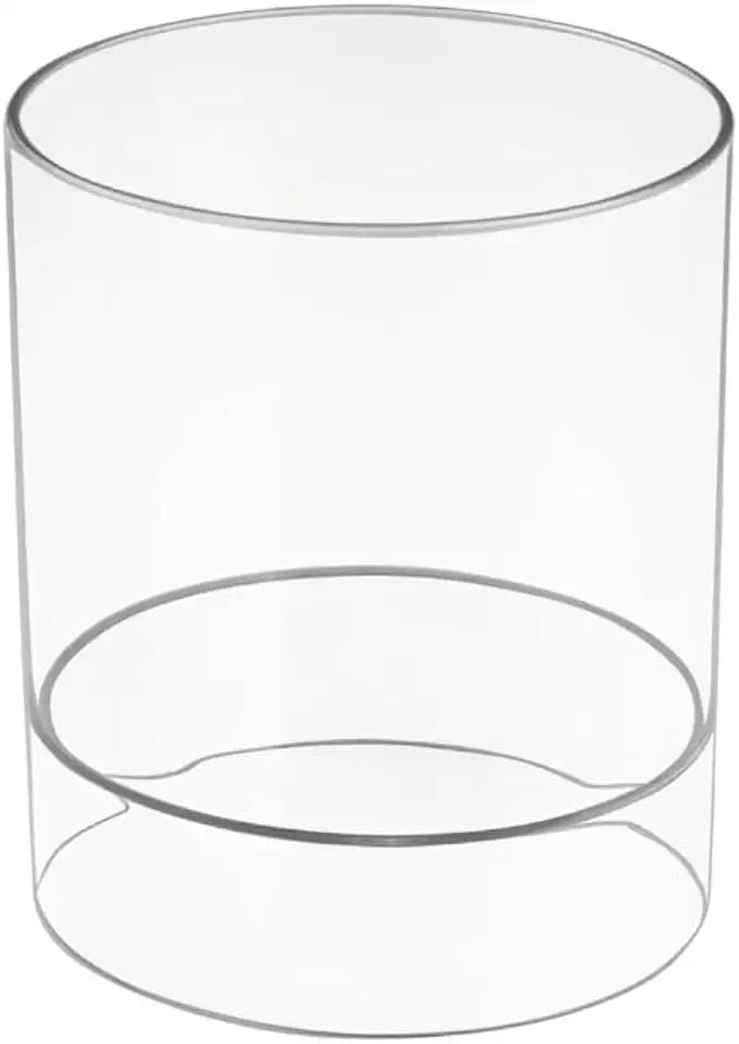 iDesign Clarity Collection Hair Accessories Organizer Canister, Clear