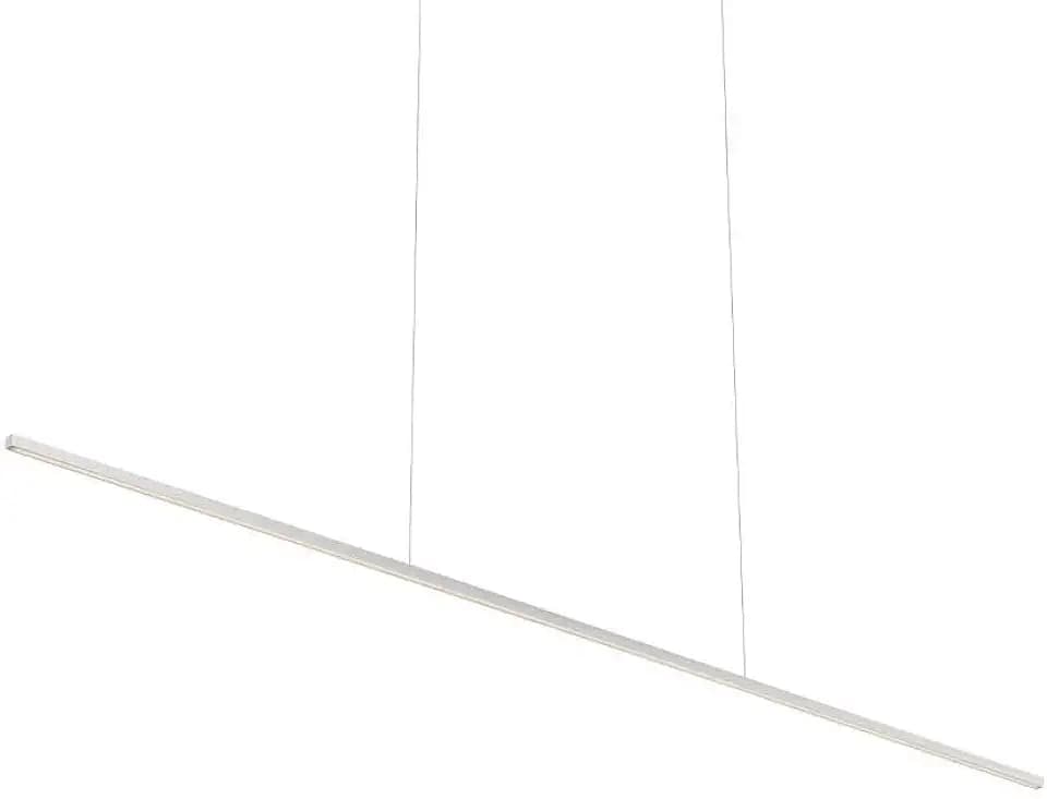 Kuzco Lighting Vega Minor - 42W LED Linear Pendant-0.5 Inches Tall and 0.5 Inches Wide-Brushed Nickel Finish