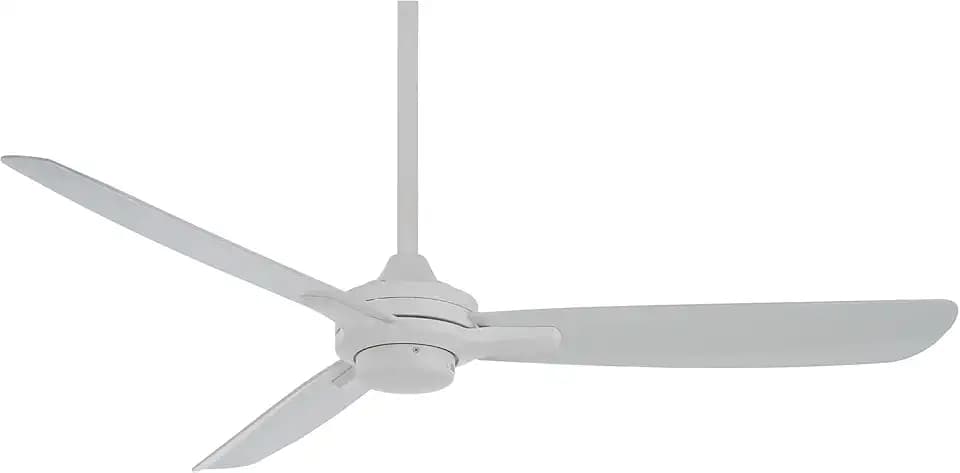 MINKA-AIRE F727-WHF Rudolph 52" 3-Blade Ceiling Fan in Flat White Finish with Flat White Blades