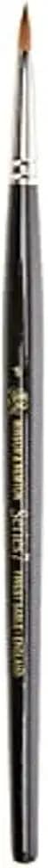 Winsor & Newton Series 7 Kolinsky Sable Brush, Round SH #1,Black