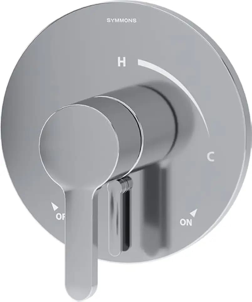 Symmons Solarity Wall Mounted Single Handle Shower Valve Trim, Chrome