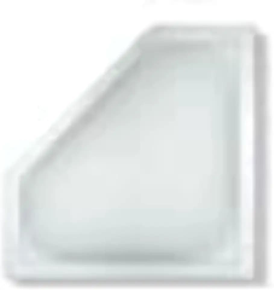 Bri-Rus NN208 White 20" x 8" Neo Angle Skylight Inner Garnish