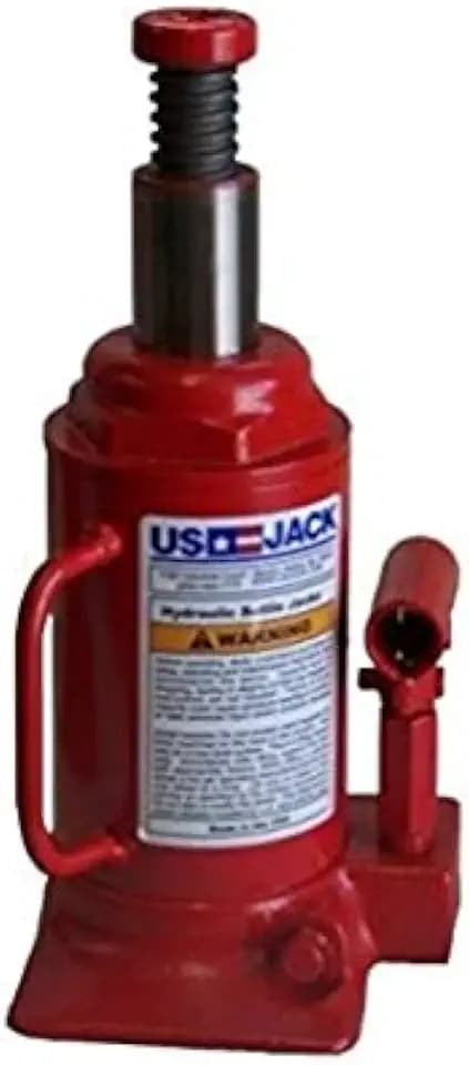 U.S. JACK D-51125 12 Ton Bottle Jack Made in USA NSN: 5120-00-224-7330