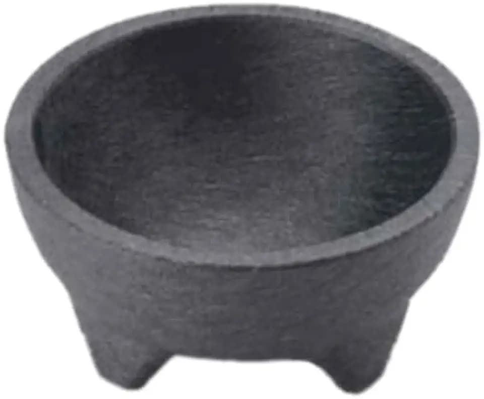 A-to-Z Supply 289-HS-NHS1047-CH, Molcajete Grandote Bowl, 20 oz, 5-1/4" Diameter x 2-1/2" Deep, Polypropylene, Microwavable & Dishwasher Safe, Charcoal Color, NSF Certified, 24-Pack
