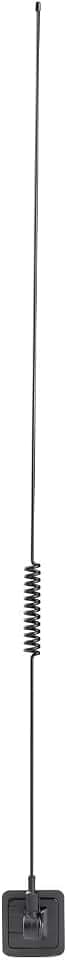 Midland - CB RV 65 Glasantenne für CB-Radio, hohe Leistung für Camper Auto und LKW, Länge 65 cm, Leistung max. 10 W, Impedanz 50 Ohm, ROS < 1,2, 40 Kanäle, 5 m Kabel, Installation ohne Bohren