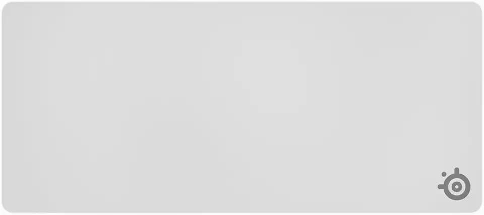 SteelSeries QcK Heavy Gaming Mousepad - Thicker, Non-Slip Silicone Rubber Base, Peak Tracking, Optimized for Gaming FPS, MOBAs, RTS, MMO - XXL Size 900 mm x 400 mm x 4 mm - White