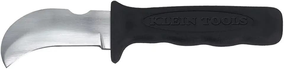 Klein Tools 1570-3LR Lineman's Cable Skinning Knife with Notch