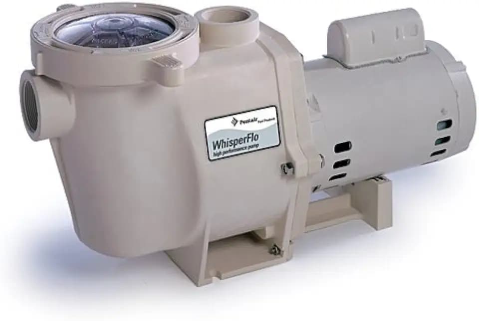 Pentair 011516 WhisperFlo High Performance Energy Efficient Single Speed Full Rated Pool Pump, 3 Horsepower, 208-230 Volt, 1 Phase