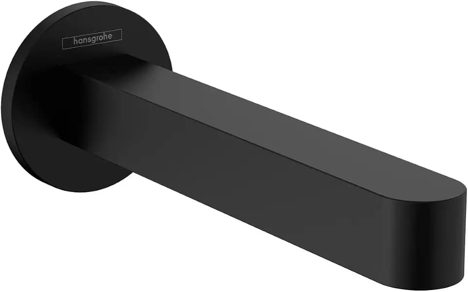 hansgrohe Finoris Modern Tub Spout in Matte Black, 76410671