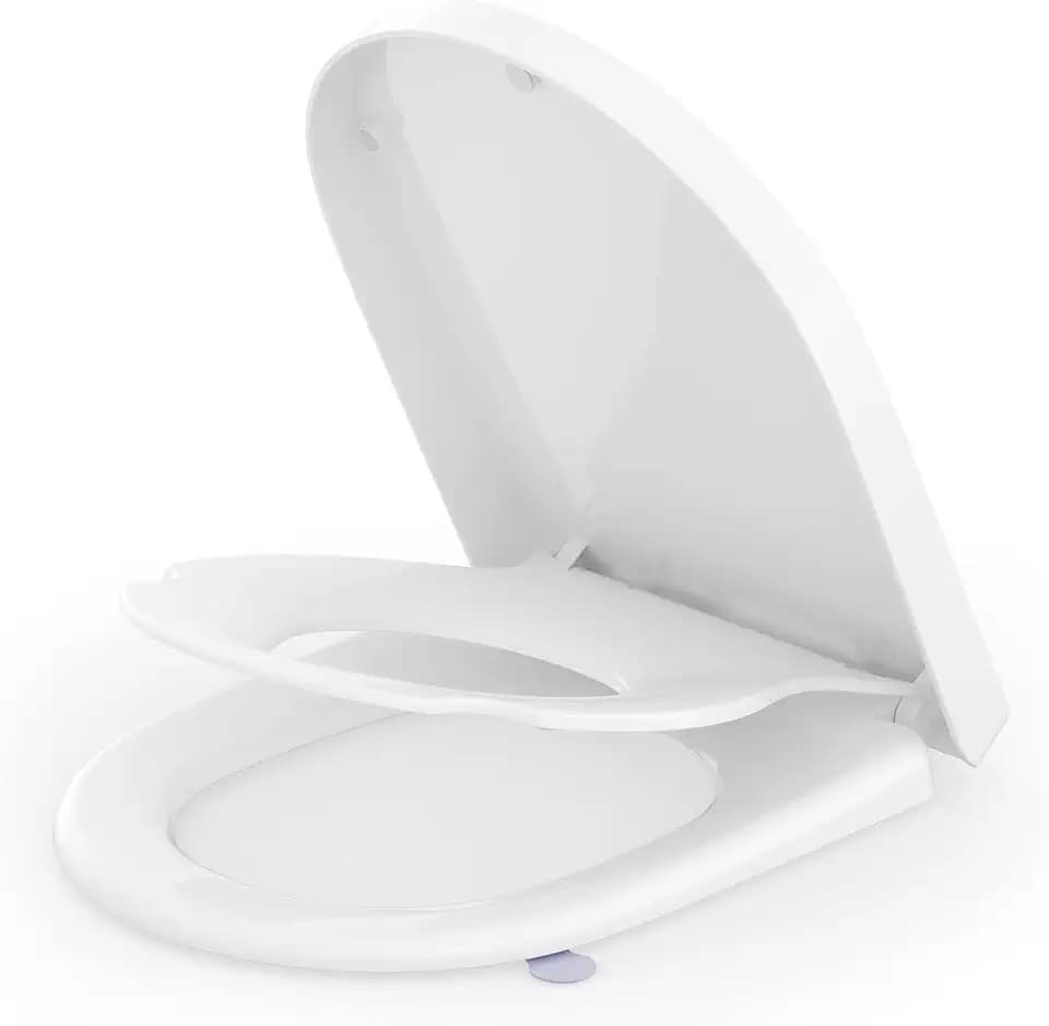 Toilettendeckel Kindersitz D-Form PP Absenkautomatik