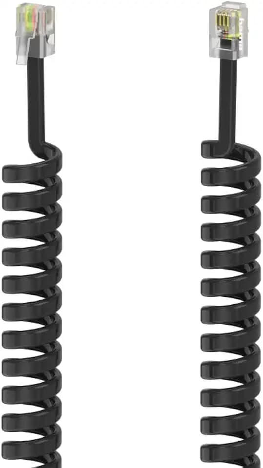 Hama Hörerkabel, Modular-Stecker 4p4c, 1,5 m