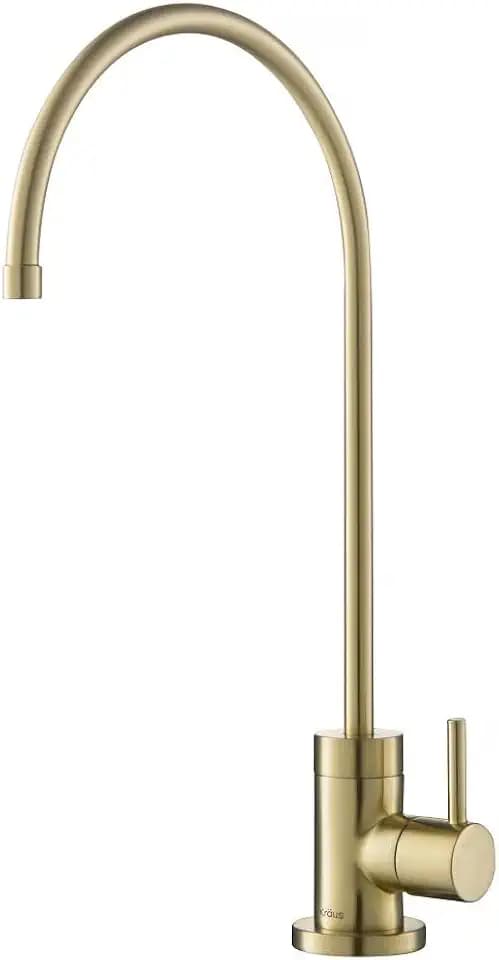 KRAUS Purita 100% Lead-Free Kitchen Water Filter Faucet in Brushed Gold, FF-100BG (Pack of 4)