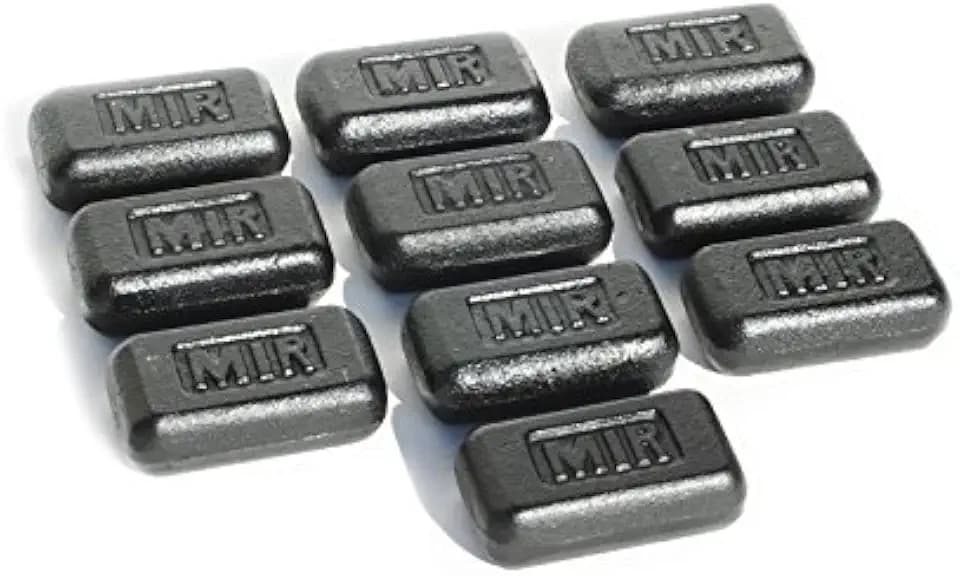 miR Set of 3 Lb Iron Weights for Weighted Vest 3LBS - 60LBS