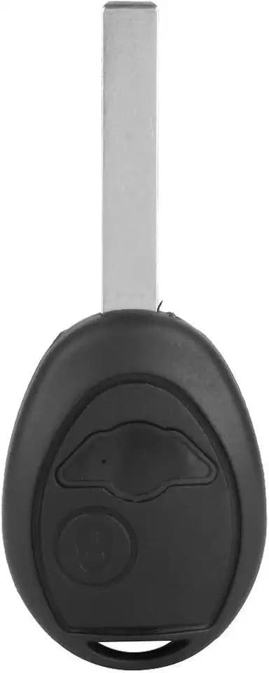 EVGATSAUTO Ersatz Auto Fernbedienung Schlüsselanhänger Fall, 2 Tasten Auto Fernbedienung Schlüssel Shell Cover Passend für MINI One S R50 Schwarz