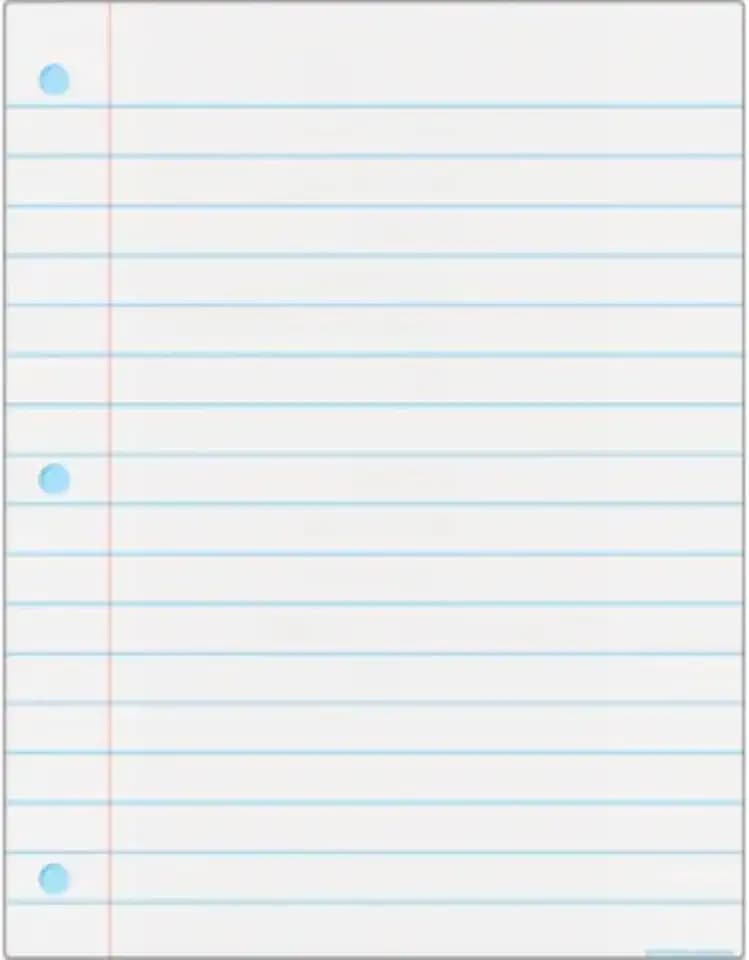 Teacher Created Resources Notebook Paper Write-On/Wipe-Off Chart