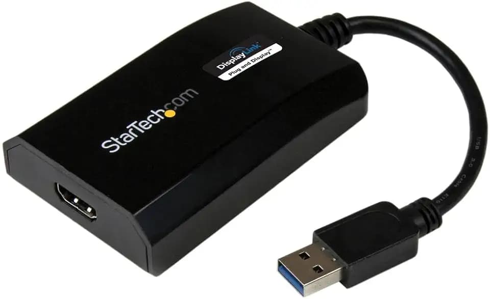 StarTech USB 3.0 auf HDMI Adapter - DisplayLink zertifiziert - 1080p (1920x1200) - USB-A auf HDMI Display Adapter Konverter für Monitor - Externe Monitor Grafikkarte - Windows / Mac