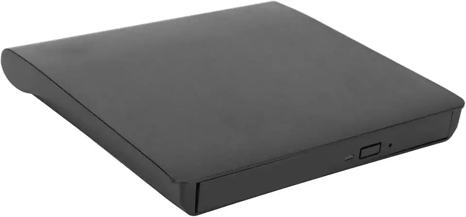 Akozon Externes DVD-Laufwerk, externer AC-Typ USB3.0 USB2.0 5 USB 3.0 CD-Gbit/s-Brenner Optisches Laufwerksgehäuse für Laptop RW SATA 12,7 mm 9,5 mm Hochgeschwindigkeits-Tragbarer Computer-Desktop