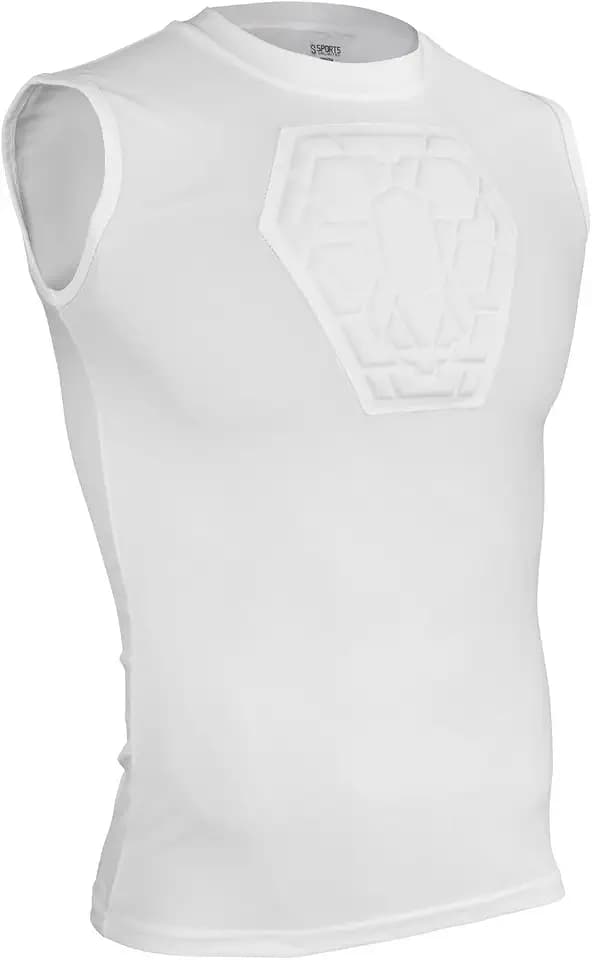 Sports Unlimited Diamond Shield Baseball Chest Protector Youth, Heart Guard Sternum Protection Padded Shirt, Softball Chest Protector Girls
