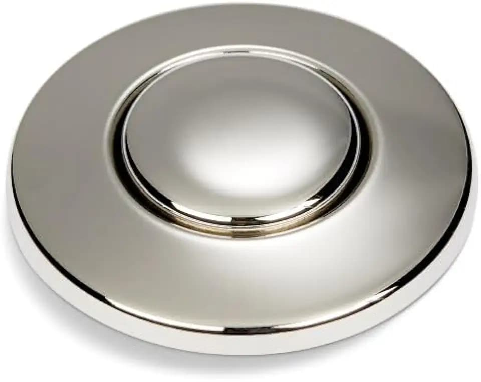 INSINKERATOR Air Switch Sink Top Decorative Button, STC-PN, Polished Nickel