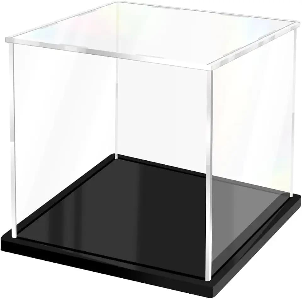 Acrylic Display Case for Lego Collectibles, Clear Box 5.9x5.9x5.9in