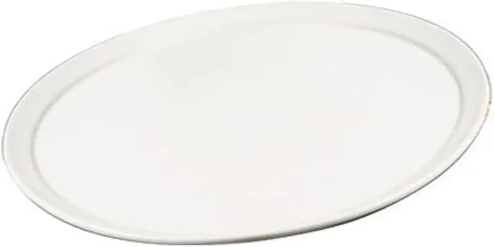 American Metalcraft 14" Round Ceramic Pizza Tray,White