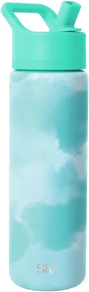 Simple Modern Insulated Water Bottle with Straw | 22oz | Tie Dye