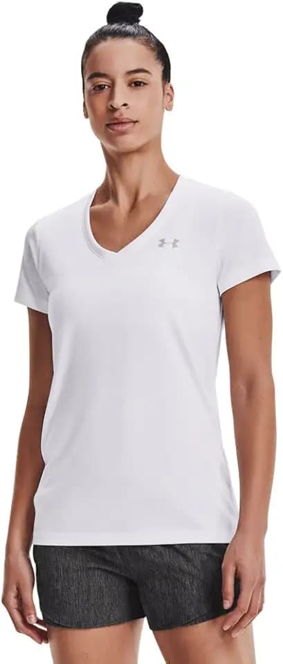 Under Armour Womens Tech V-Neck Short-Sleeve T-Shirt