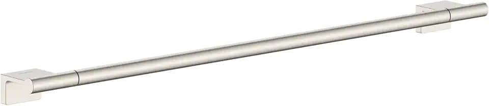hansgrohe AddStoris S Modern Towel Bar, 24" in Brushed Nickel, 41767820