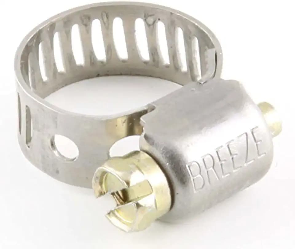 1/4"-5/8" Worm-Drive Hose Clamps, SAE 4 Mini - (pack of 10)