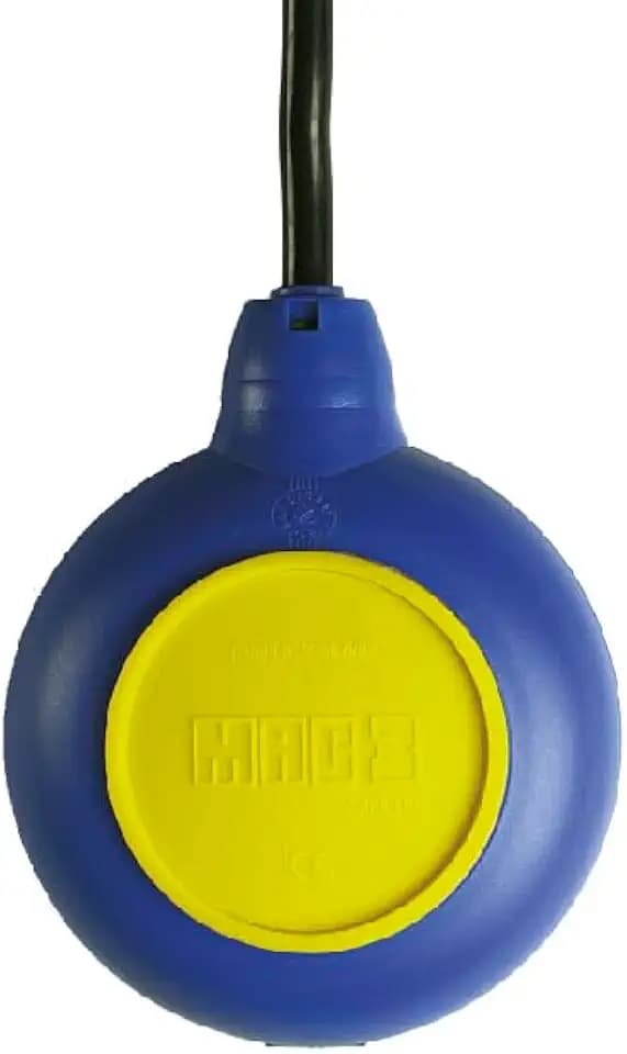 Schwimmerschalter MAC3 für Tauchpumpe – Elektrischer Schwimmschalter 3 m, Wasserstandsregler für Zisternen, Tanks, Brunnen – Hergestellt in Italien