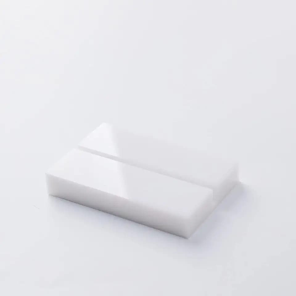 UNIQOOO 3" White Acrylic Stand | 20 Pack 3mm Slot Wedding Sign Holders, Perfect for Wedding, Table Number, Exhibition, Office, Restaurant, Business
