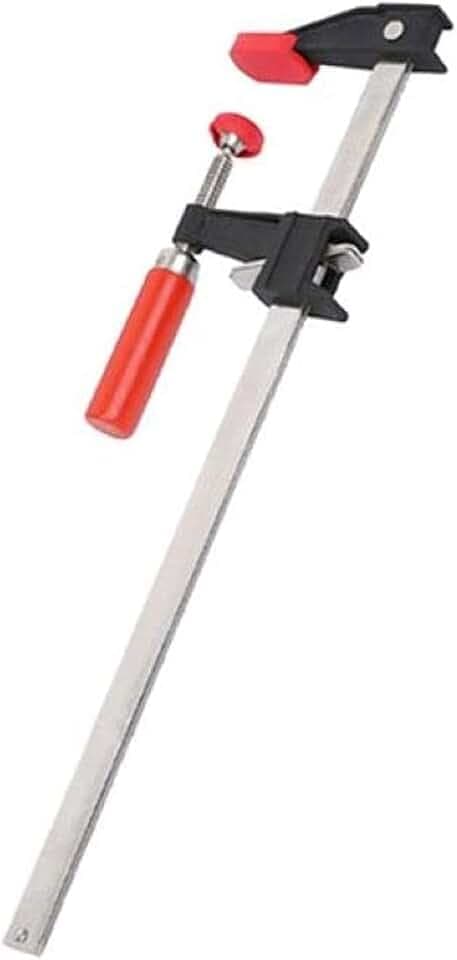 Bessey Clutch Style Bar Clamps - 24 In 600 lb - GSCC2.524- Woodworking Clamps with Ergonomic Handle, Non-Marring Pads, Durable Cast-Iron Jaws & Serrated Rail for Carpentry & Cabinetry