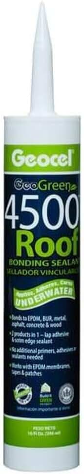 Geocel 4500 Roof Bonding Sealant, 10 fl oz, Black