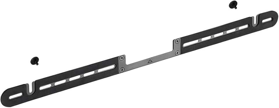 Logilink Lautsprecher-Wandhalterung für Sonos Arc und Sonos Arc Ultra Soundbars, Tragkraft: max. 10 kg, Zertifizierung: CE-konforme Konstruktion, Farbe: Schwarz