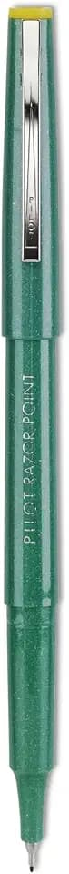PILOT Razor Point Pens, Ultra-Fine Point 0.3mm, Green Ink, 12-Pack