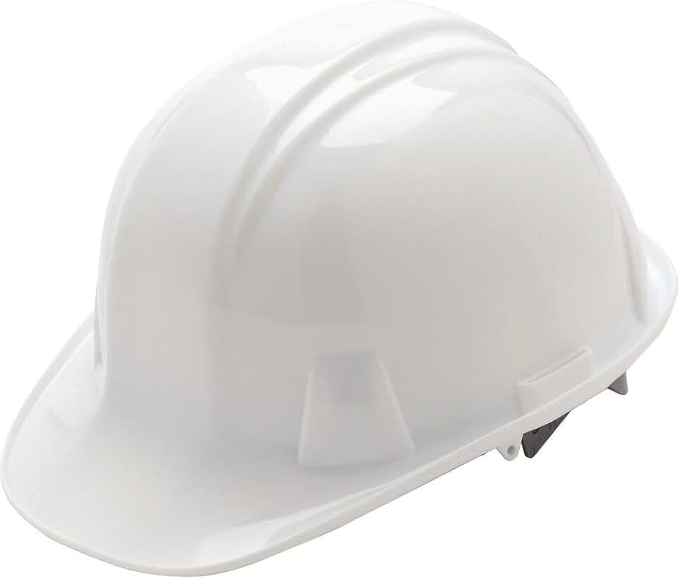 Pyramex SL Series Cap Style Hard Hat with 4 Point Ratchet - Durable HDPE Shell for Reliable Impact Protection, Rain Trough, Low Profile Design, Lightweight Comfort for All Head Sizes