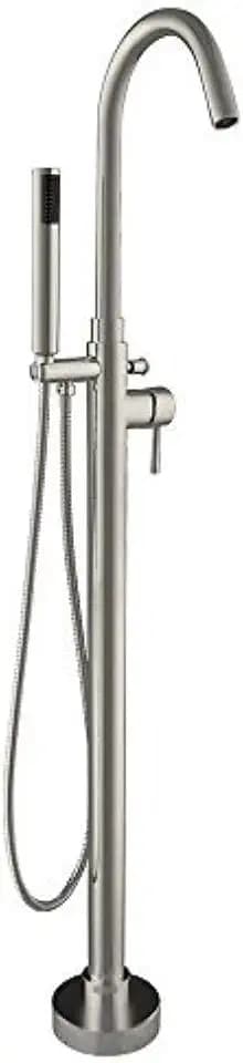 WOODBRIDGE F 0001 F0001BN Faucet, (L) 10 3/4" x (W) 6-1/4" x (H) 43-7/8, Brushed Nickel
