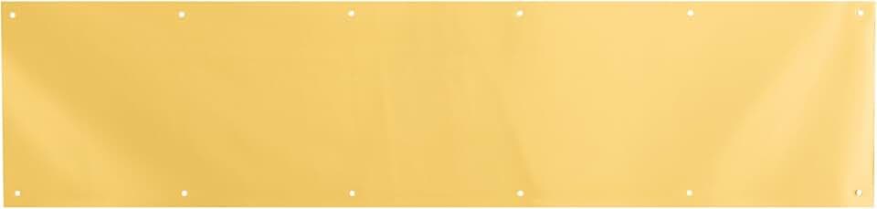 Prime-Line J 4617 8 x 34 In. Brass, Polished, Door Kick Plate (Single Pack)