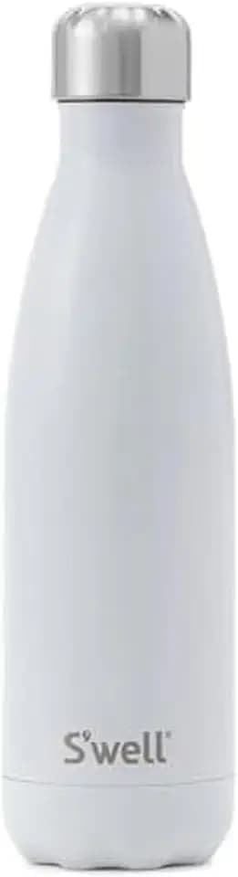 S'well Stainless Steel Water Bottle - 17 Fl Oz - Angel Food - Triple-Layered Vacuum-Insulated Containers Keeps Drinks Cold for 36 Hours and Hot for 18 - BPA-Free - Perfect for the Go