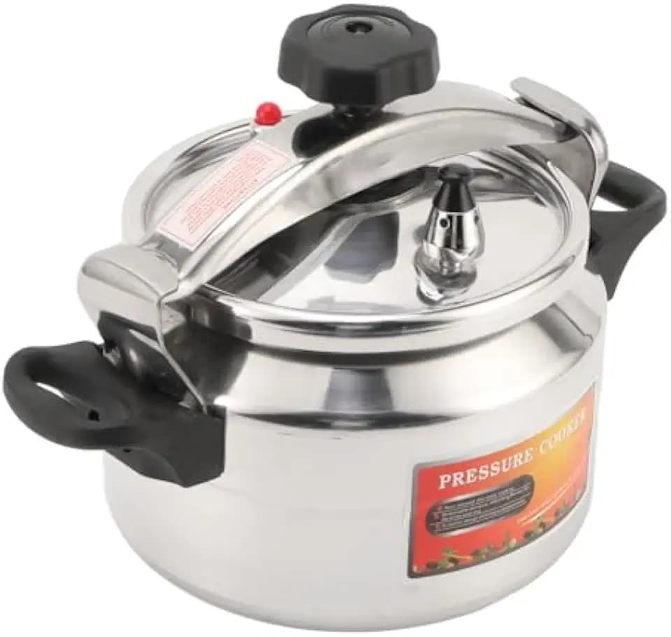 Pressure Cooker, 3/4 / 5 Liters Aluminum Explosion Proof Pressure Canner for Home and Commercial Use, with Easy Opening & Closing Lid for Gas, Electric, or Flat Top Stoves (3L)