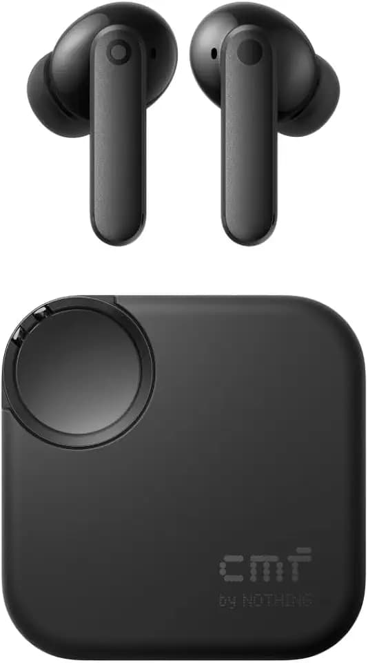 CMF by Nothing Buds 2 Kabellose Ohrhörer mit 48 dB Hybrid ANC, 55 Stunden Akkulaufzeit, 11mm PMI Treiber, 6 HD-Mikrofone und Spatial Audio, IP55 Wasserfest – Dunkelgrau