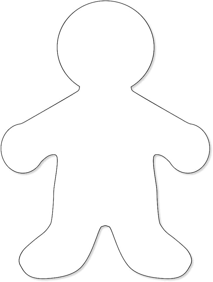 Hygloss White People Shapes Cut-Outs – Pack of 100 Paper Shapes 16-Inch Tall Person for Bulletin Boards, Art Projects, Classroom and Decorating