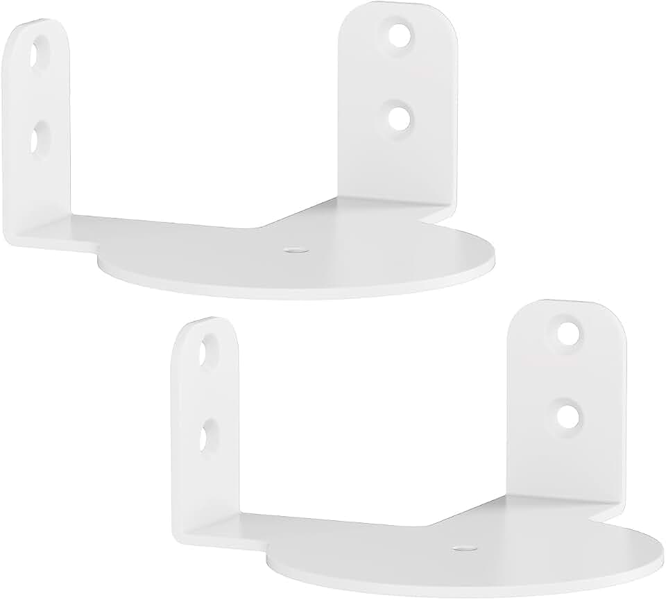 my wall Wandhalter für Sonos Era100 und 100 SL – HS46WL, 2er Set, Eckmontage, Belastbar bis 3 kg, M5 Befestigung, Wandhalterung zur Eckmontage