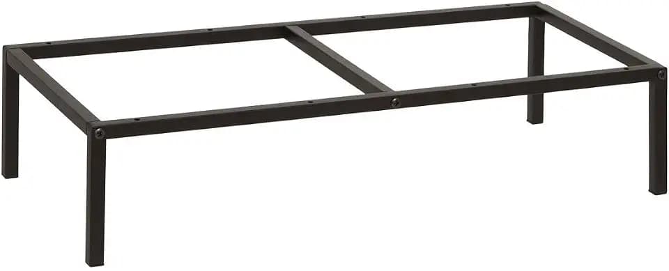 5 five simply smart 5five – Mix'N'Modul Regalfuß – Schwarz – 67,5 x 29 cm – Metall – Für individuelle Aufbewahrungslösungen, Wohnzimmer, Büro