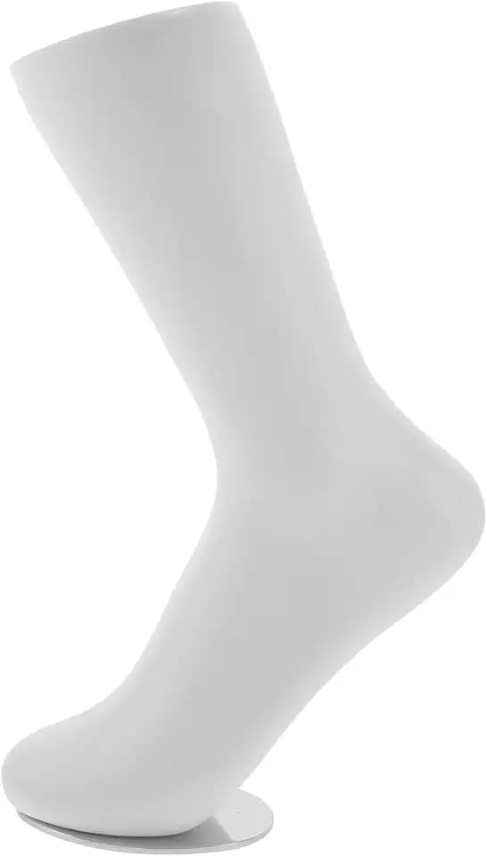 DOITOOL Foot Mannequin for Socks Display,Female Plastic Foot Model Sock Mannequin,Ankle Bracelet Jewelry Display,Short Stocking Mannequin,Foot Display,Sock Display Stand for Shop Home